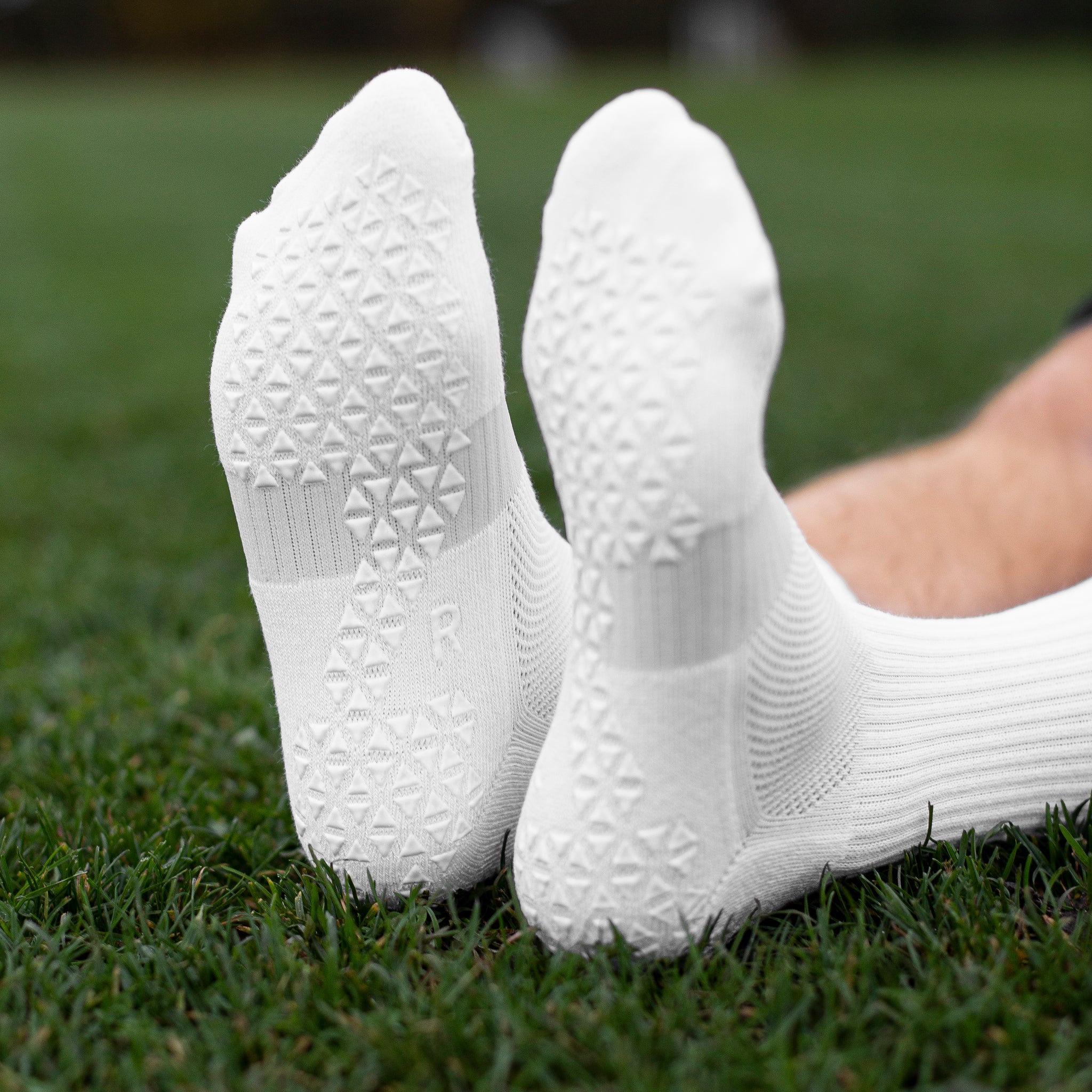 Pure Grip Socks Pro - Blanc/Blanc - Influence Sport