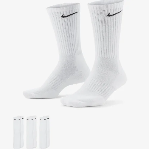 Nike EveryDay Cotton Cushioned Crew Blanc