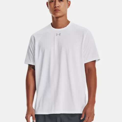 UA M's Team Tech SS Blanc