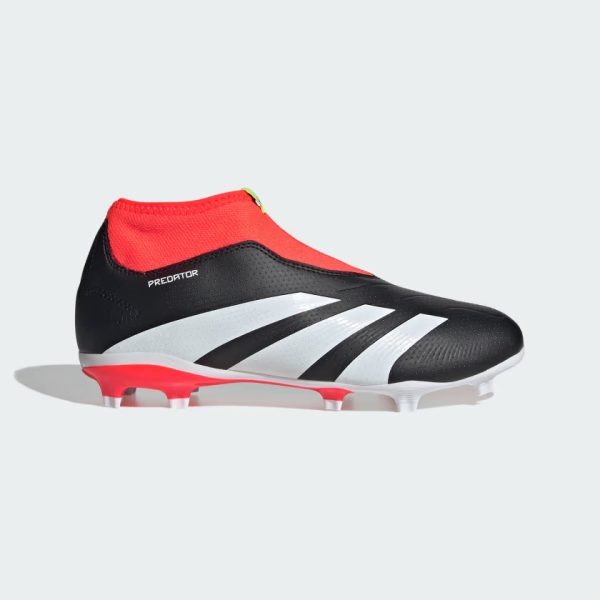 Predator 24 League Laceless Firm Ground Cleats Black IG7754 01 standard hover