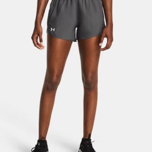 UA W'S Fly By Unlined Short Grey