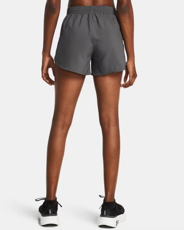 UA W'S Fly By Unlined Short Grey – Image 2
