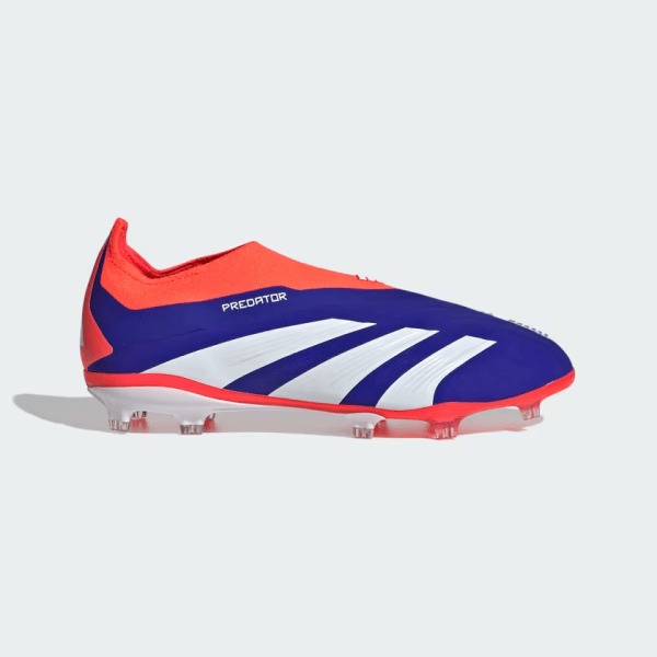 Predator Elite Laceless Firm Ground Soccer Cleats Blue IF6350 01 standard hover