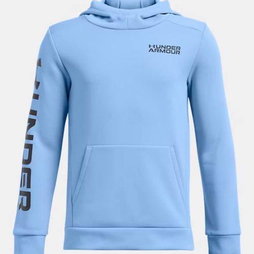 UA B ARMOUR FLC WORDMARK HD BLUE