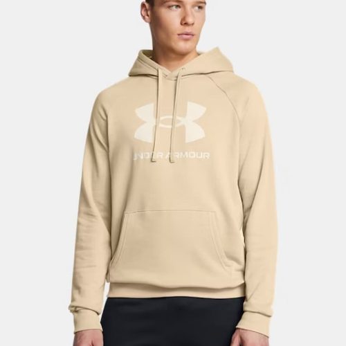 UA RIVAL FLEECE LOGO HD BEIGE