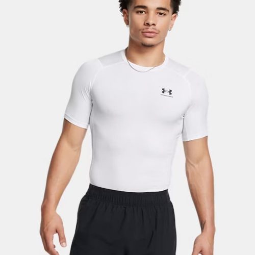 UA HG ARMOUR COMP SS WHITE