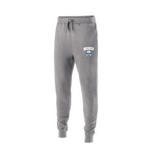 Pantalon Coton Ouaté Gris Pâle