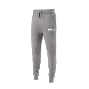 Pantalon Coton Ouaté Gris Pâle