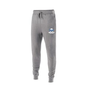 Pantalon Coton Ouaté Gris Pâle