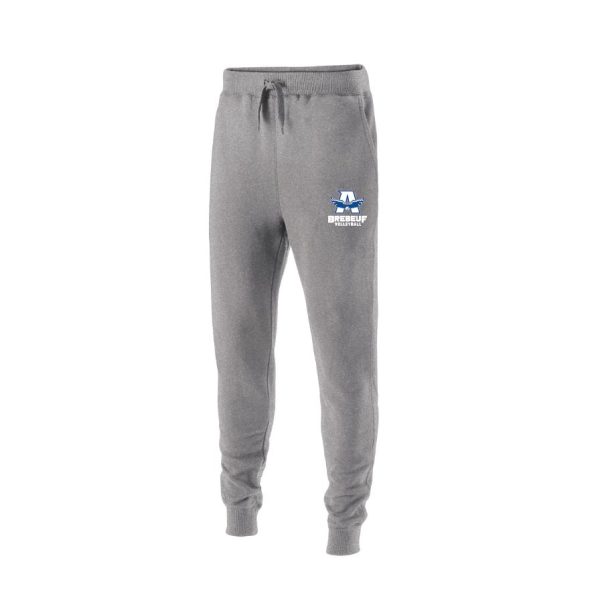 Pantalon Coton Ouaté Gris Pâle