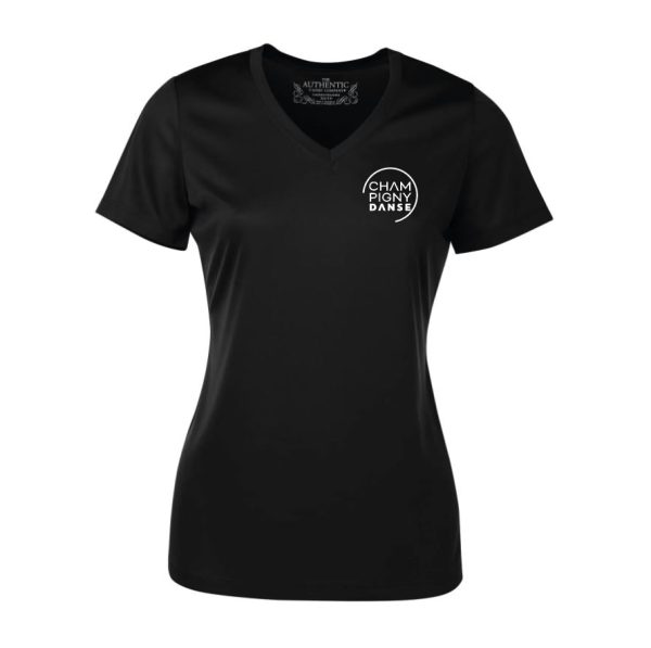 T-shirt polyester col V