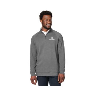 Quart de zip Homme Gris