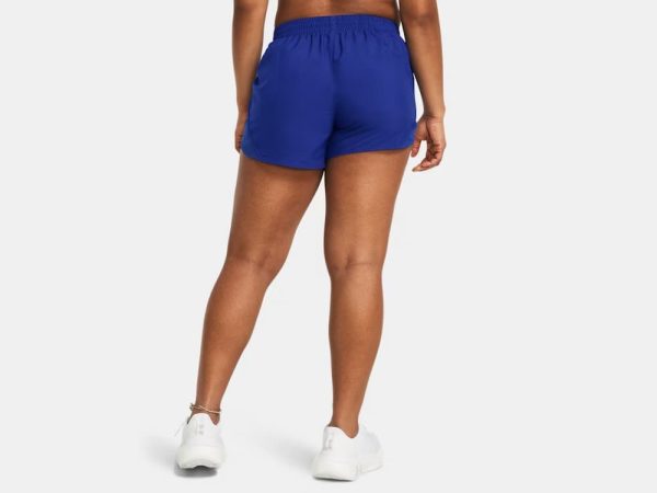 UA Women's Fly-By Unlined 3 Shorts - Image 2