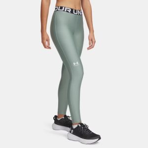 UA Women's HeatGear Leggings Vert