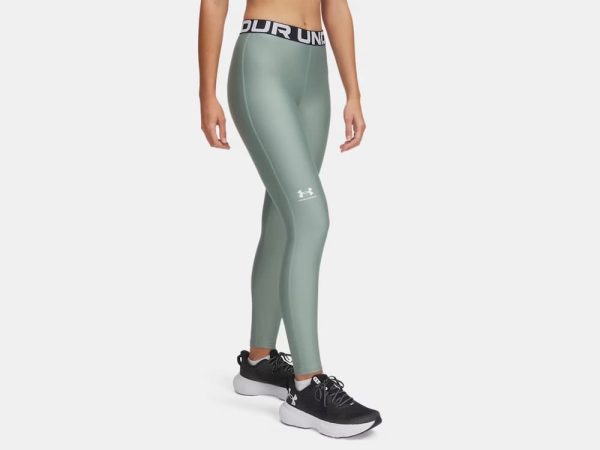 UA Women's HeatGear Leggings Vert