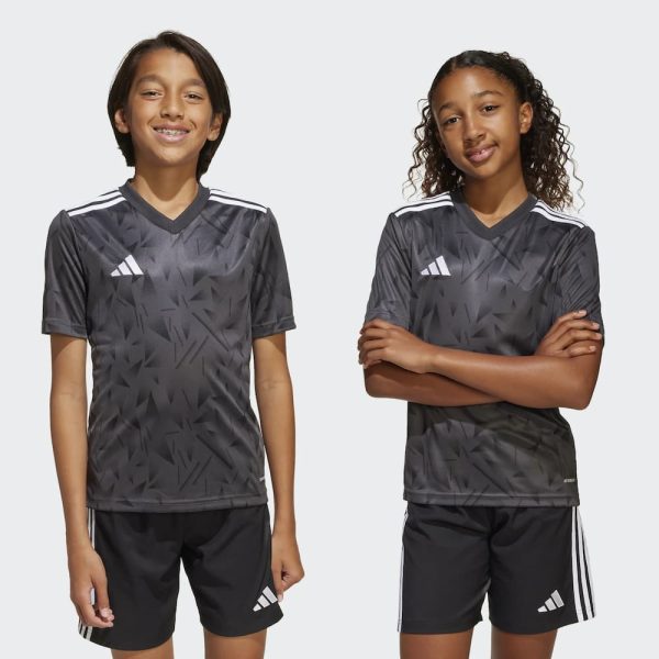 Adidas Team ICON 25 SS Jersey Noir/Blanc Enfant – Image 3