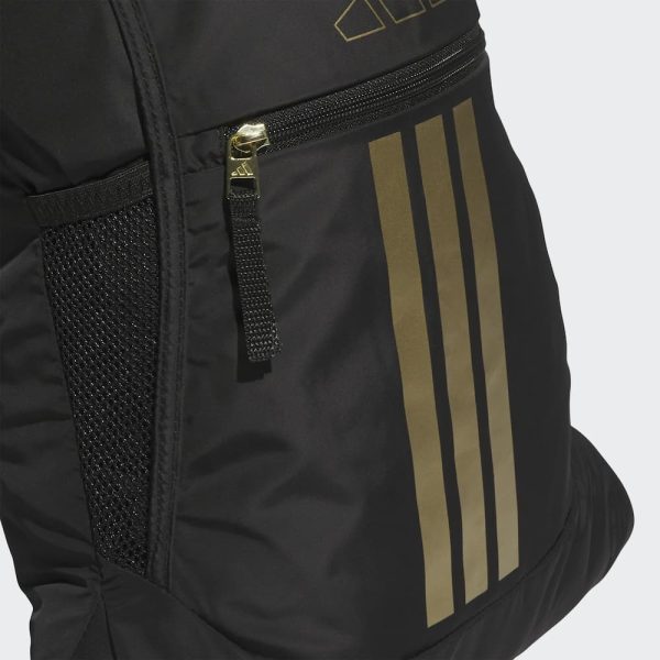 Adidas Alliance 3 Sackpack Noir/Or – Image 3