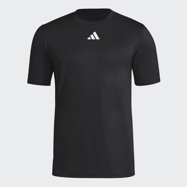 Adidas M SS Pregame A Noir/Blanc