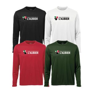 Chandail à manches longues 100% polyester