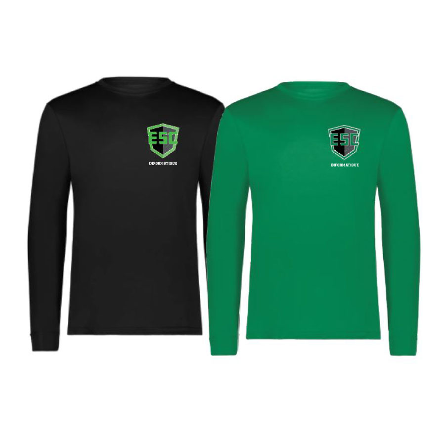 Longsleeve Polyester (logo au cœur) - Logo Frégates