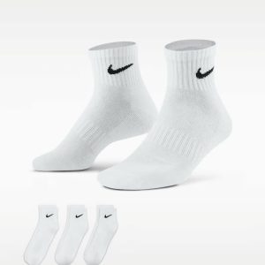 Nike Everyday Cotton Cushioned Low Ankle White