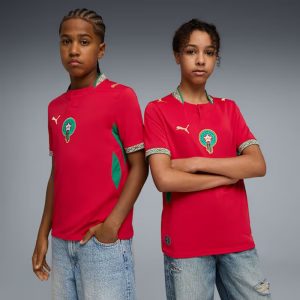Puma Maillot Maroc CDM 2026 Enfant Rouge