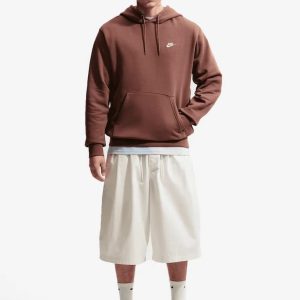 Nike Hoodie Homme Brun