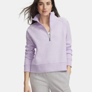 Under Armour Zip Femme Mauve