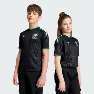 Adidas Maillot Mexique 2026 Noir Enfant