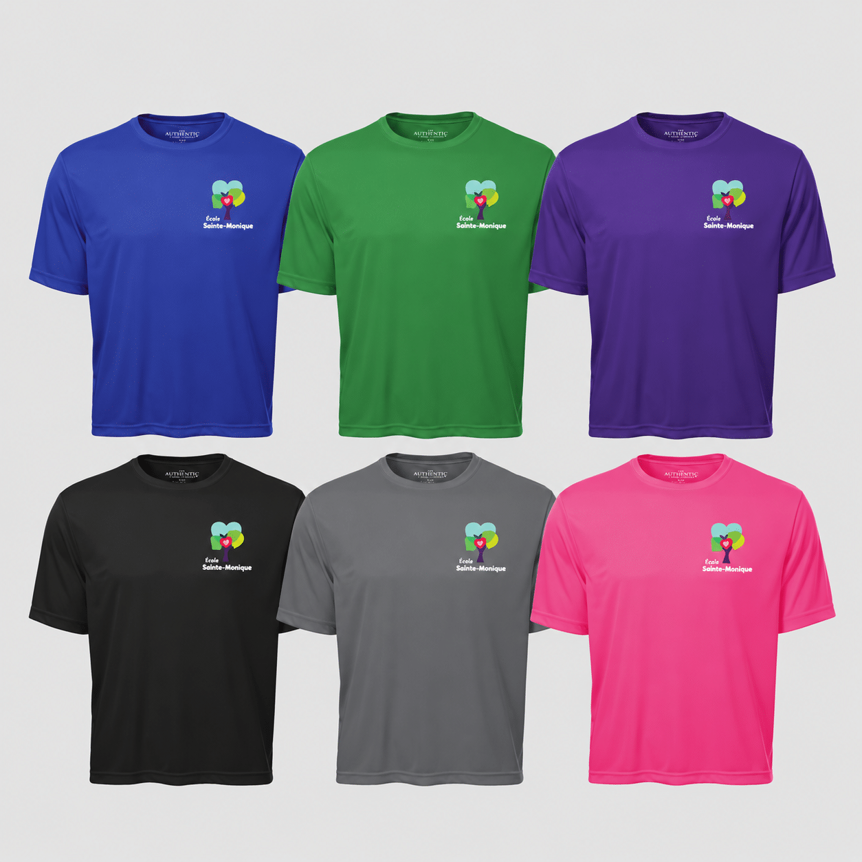 T-shirt Polyester (cœur)